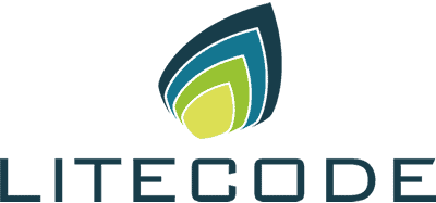 LITECODE Logo, modernes Design für innovative IT-Lösungen.